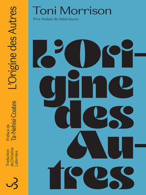 cover image of L'origine des autres